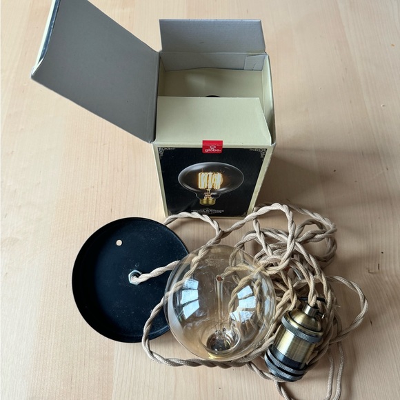 Vintage bulb and suspension lamp - Picture 3 of 7